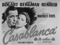 Casablanca - a film korabeli plaktja
